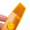 TDR 2PCS Bicycle Reflector Wheel Spoke Reflecting Warning Device Yellow