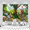 Tropical Rain Forest Jungle Adventure Scenic Backdrop Large Banner Photography