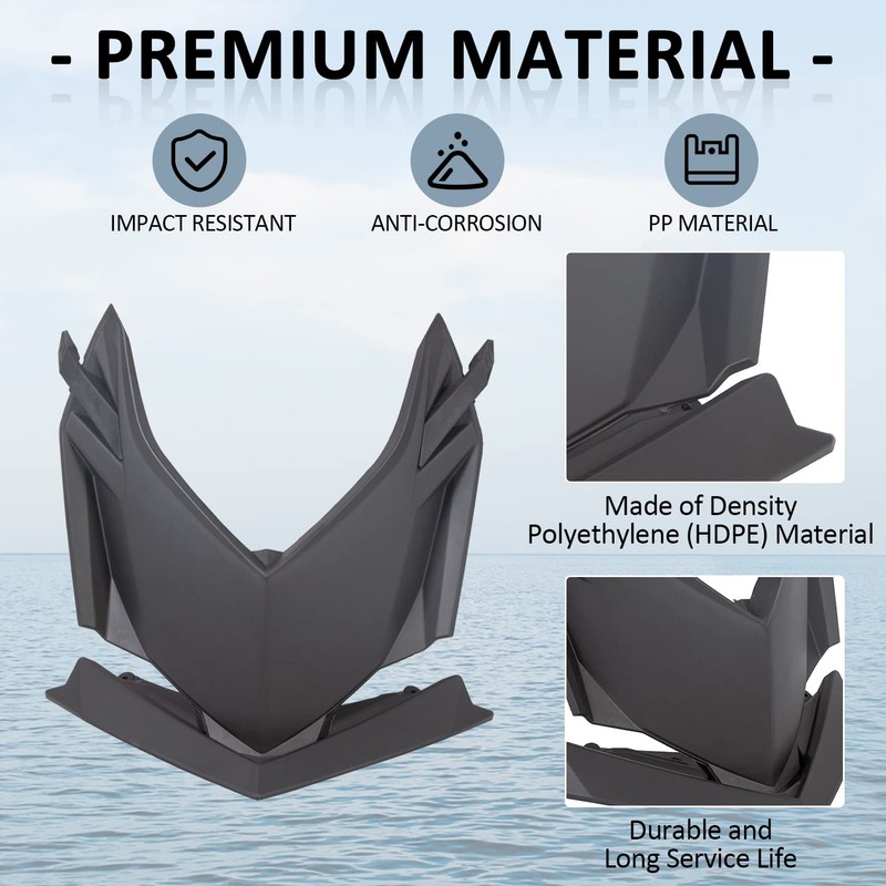 HECASA Front Deflector Lid Kit Compatible with 2014-2022 Sea-Doo Spark