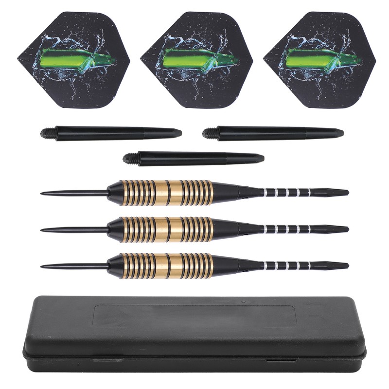 3Pcs Professional Dart Flights Set 26g Steel Tip Darts with