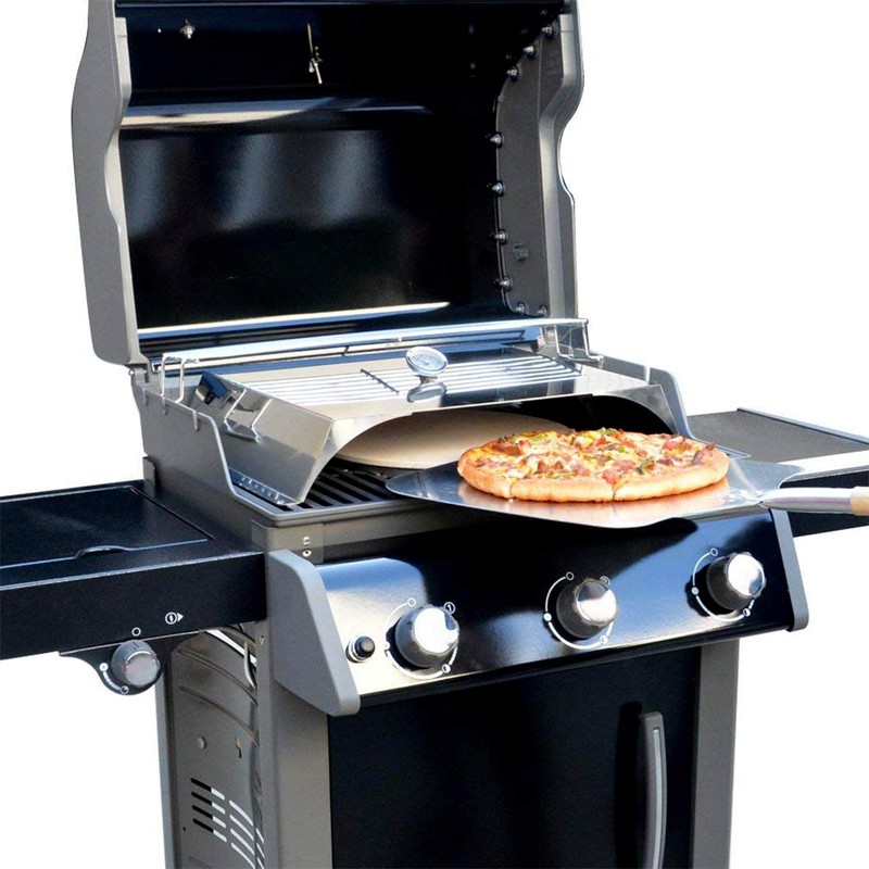 Skyflame Universal Stainless Steel Pizza Oven Kit with Stone for