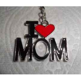 Unbranded I HEART MOM KEYCHAIN