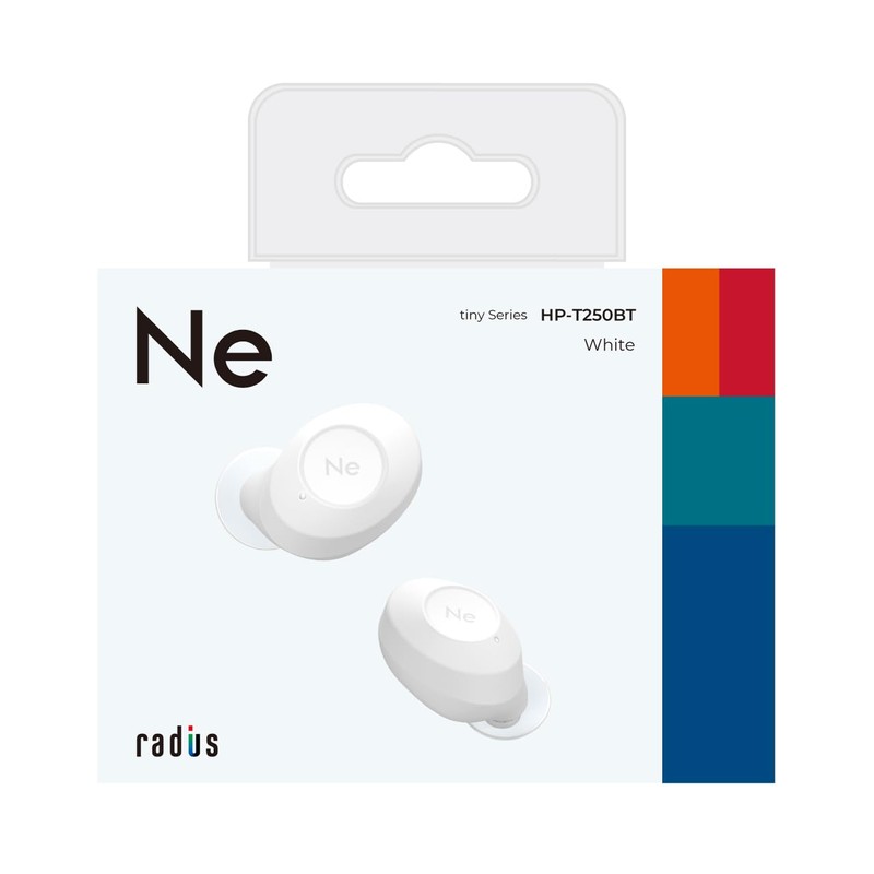Radius Radius HP-T250BT Noise Cancelling, Fully Wireless Earbuds, Bluetooth Compatible,