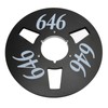 1/4 10in Take Up Reel 3 Holes Open Reel Aluminum