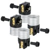 4 Pieces 3 Way Lamp Socket Replacement, Medium Base E26