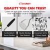 Chef Craft Select Sturdy Masher, 10.25 inch, Stainless Steel/Black