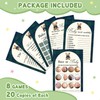 Bear Baby Shower Decorations, 144 Pcs Games Set for 20