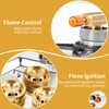 Facitsolvit 11800W Portable Windproof Camping Stove Lightweight Camp Stove Collapsible