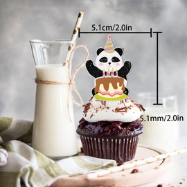 S-Cp-0154Ice Cream Fruit Dessert Cupcake Topper Colorful Glitter Happy Birthday Sensory Pop Game Theme Decor Supplies Baby Shower Boys Girls Birthday Party Decorations