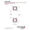 MAPLE ACE 6004-2RS Ball Bearing Supreme Rubber Sealed 20x42x12mm 6004