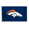 BSI 3'X 5' DENVER BRONCOS polyester flag w/ grommets man cave must