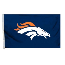 BSI 3'X 5' DENVER BRONCOS polyester flag w/ grommets man cave must