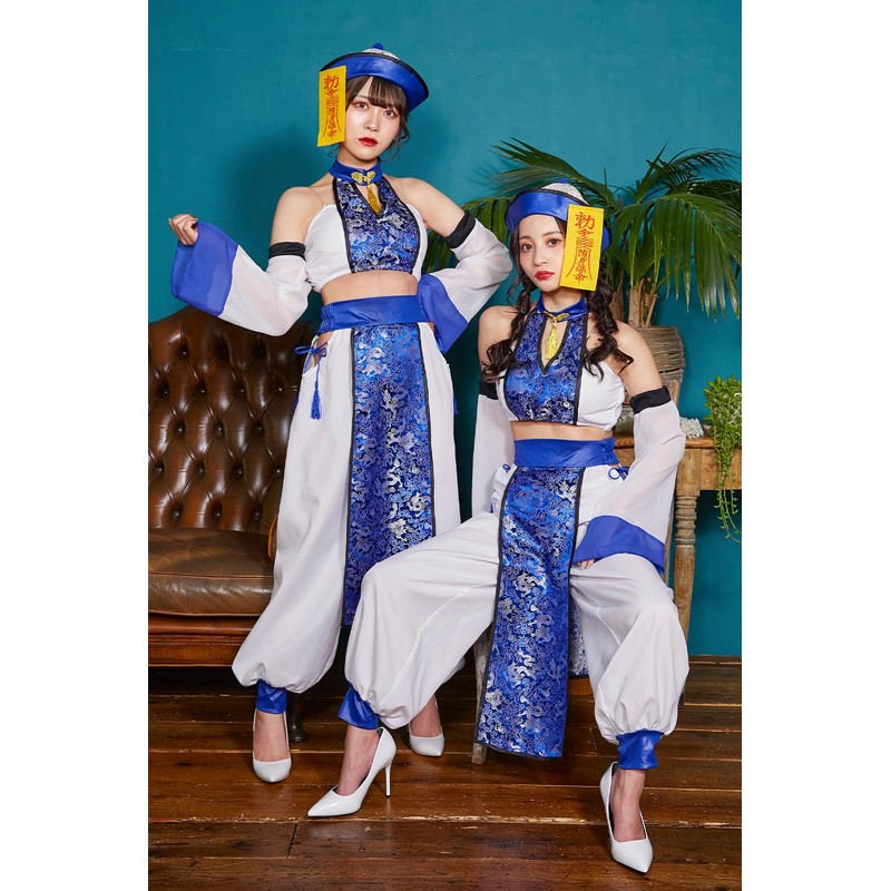 [Clear Stone] Oriental Blue Cool Kyonsi Women's Blue