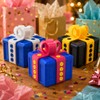 sofarefinish 3.14'' Annoying Gift Box, Multicolor 3D Printed Prank Box,