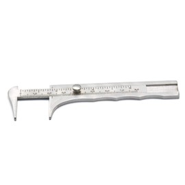 Precise Canada Handy Sliding Gauge Stainless_Steel Vernier Caliper Mini Pocket Ruler 80mm