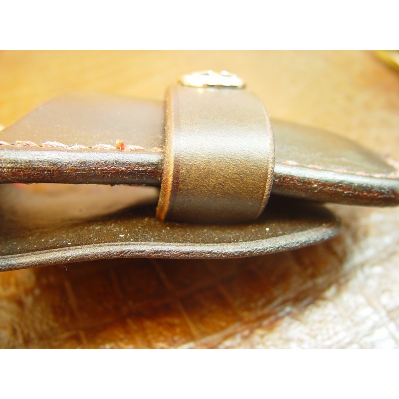 Custom Leather Knife Sheath for Buck 110/Similar Knife, Western Style
