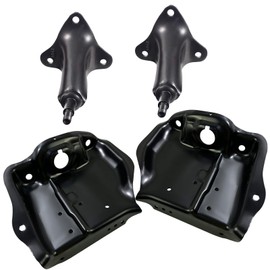 BST BSSP Rear and Front Upper Shock Mount for 1980-1996 Ford Bronco F-150 4WD Quad Shocks Bracket&Strut Mounts , 523-253, 523-252, 924-407,Left, Right Sides