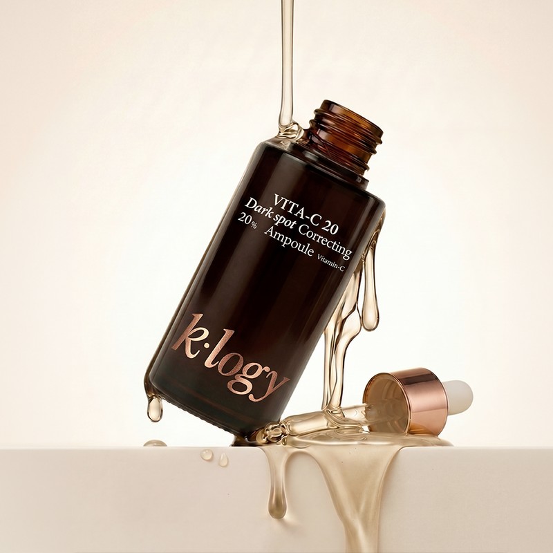 K-Logy Vita-C 20 Dark Spot Correcting Ampoule 40ml / 케이로지