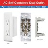 RV Designer S831, AC Contemporary Dual Outlet, Self Contained, Speedwire