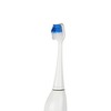Smileactives Vibrite Sonic Electric Toothbrush Heads, 3 White/Blue Replacement Brush