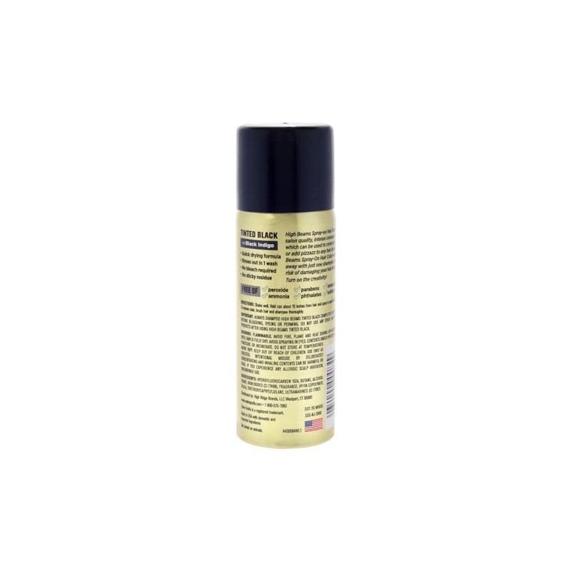 Salon Grafix High Beams Tinted Black Temporary Spray - No