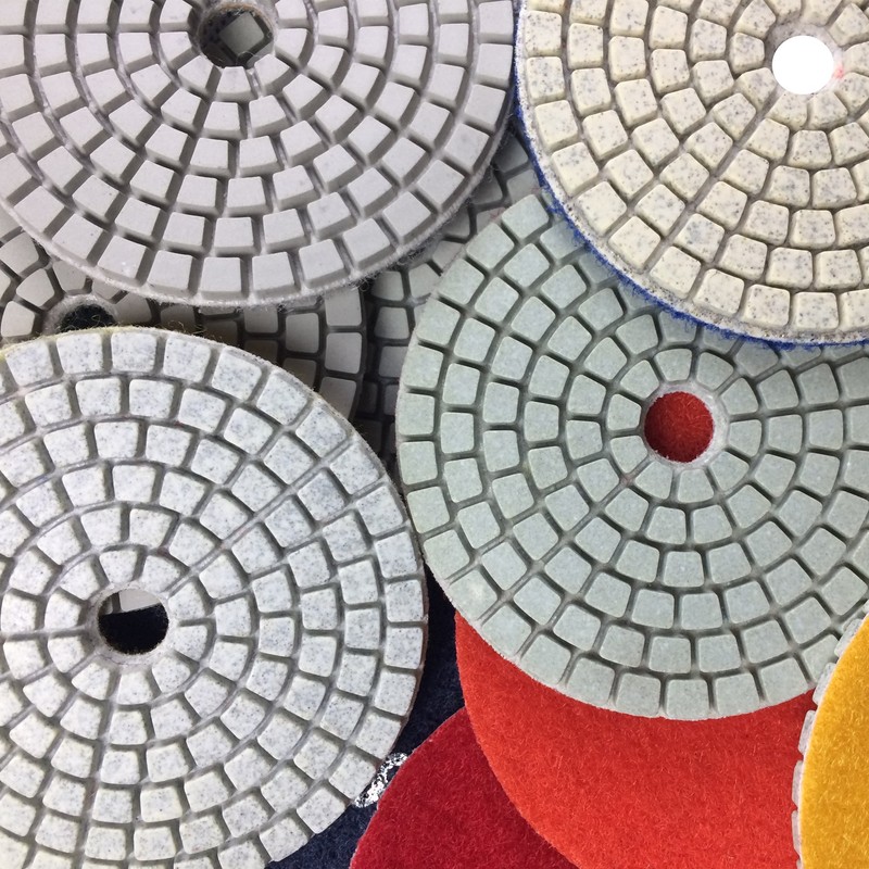 Konfor 8cm Diamond Polishing Pad Stone Polishing Pad Disc for