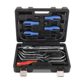 maXpeedingrods Drum Brake Tool Kit 15 Piece, with Brake Spring Compressors, Brake Spring Pliers, Brake Adjusting Spoons, Brake Spring Remover and Installer, Brake Lining Gauge, Brake Bleeder Hose