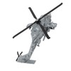 Diecast Metal Helicopter Model Sound Light Pullback Alloy Fighter Aircraft