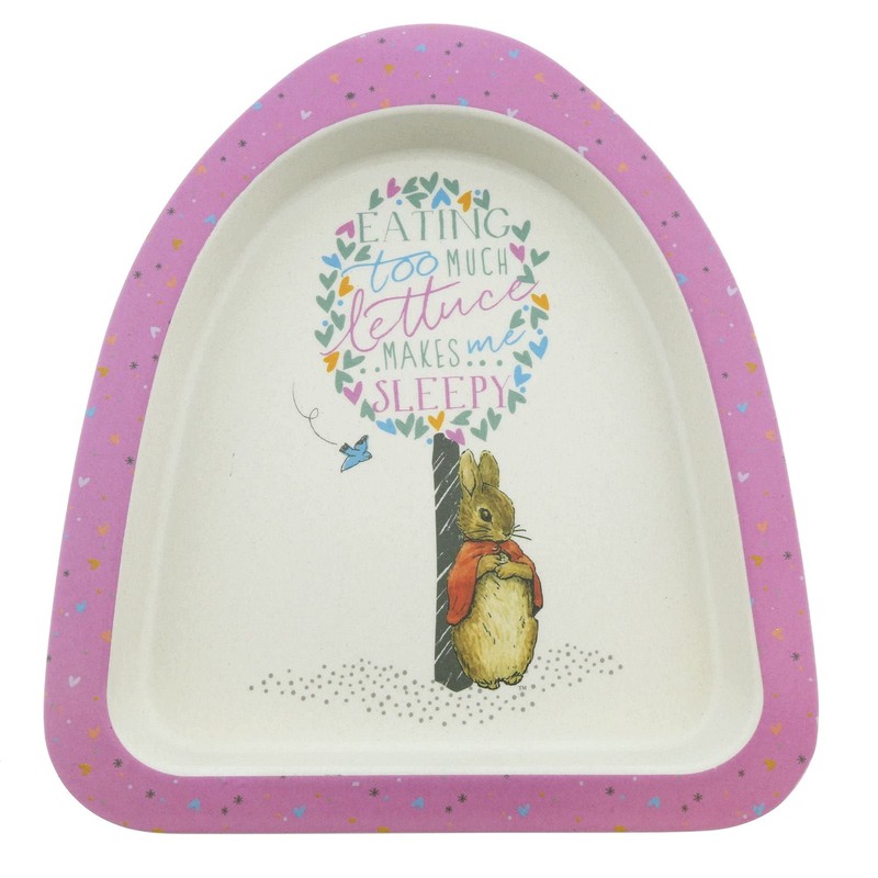 Beatrix Potter A28796 Flopsy Organic Plate