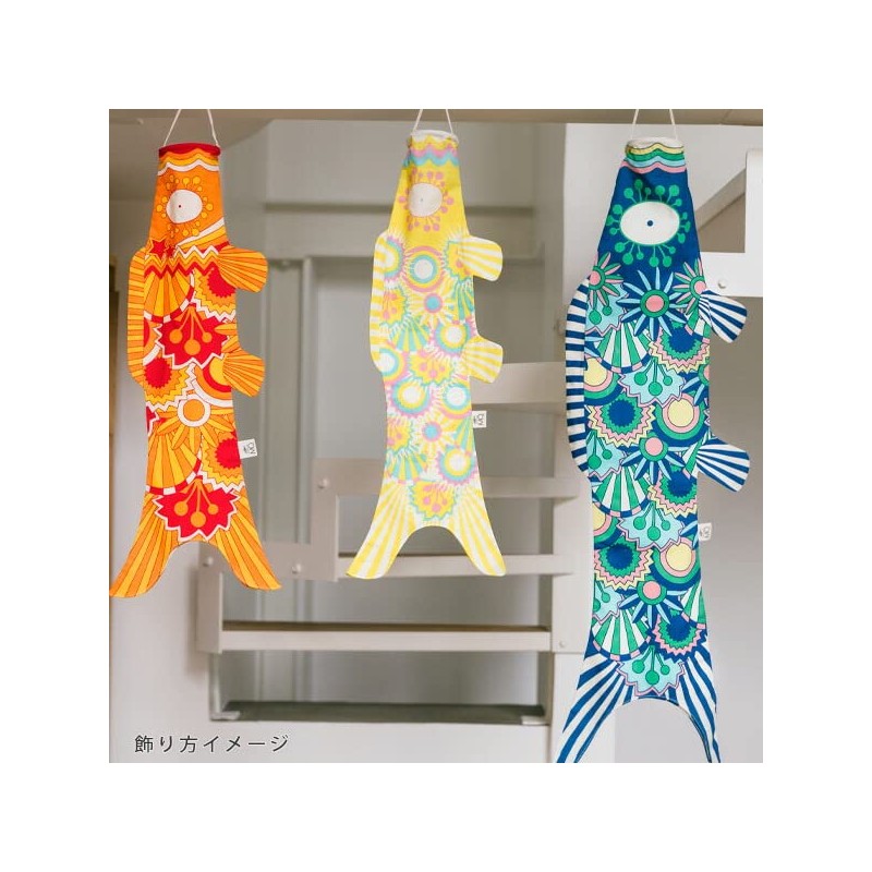 Madame MO Organic Cotton KOINOBORI Koinobori Fancy M Tropical 100cm