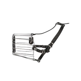 Dingo Metal Muzzle for Large Rottweiler 41 cm Circuit Below Eyes, 11 cm Metal Wire Length 14018