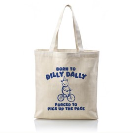 WDSXWH Cute tote bag, black and white printed women's canvas handbag, may your dreams come true, reusable, suitable for friendship gifts, leisure vacation, shopping, work, A1