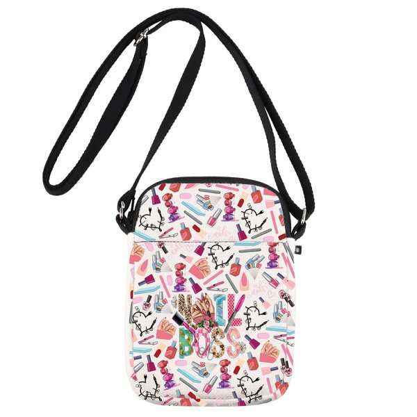 JNIAP Nail Tech Crossbody Bag Nail Artist Gift Nail Boss