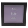 Hampton Frames Photo Frame, Black, 8x8 (20x20cm)
