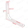 Sayayo Shelf Bracket Corner Brace Angle Bracket Shelf Support Wall