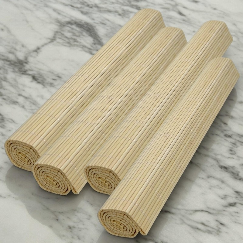 MIJOMA Bamboo Place Mats Set | 4 Pieces 30 x