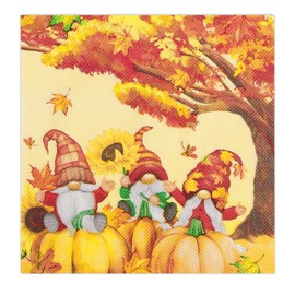 40 Stück Herbst Servietten als Tischdeko, 33x33cm herbstlich Deko Papierservietten Geschenk Herbstdeko für Erntedankfest Thanksgiving Party Dekoration