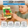 Kidrox Sensory Learn Professions Bilingual Flash Cards for Toddlers 2+