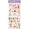 Valentine Animals Stickers by Violette Stickers, Red