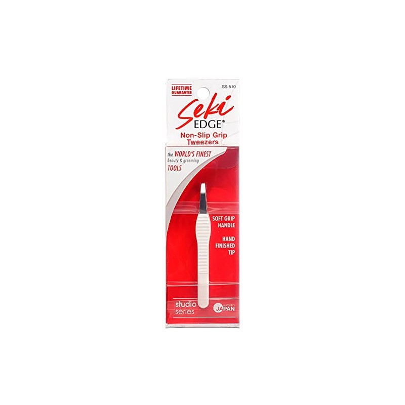 Seki Edge Tweezers with non-slip coating SS-510 hand-sharpened quality product