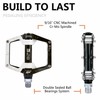 Bicycle Pedals-Aluminium Alloy Bicycle Pedals-Mountain Bike Pedals with Removable Non-Slip