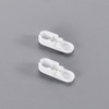 CENPEK 20 Pack White Plastic Chain Connector for Beaded Chain