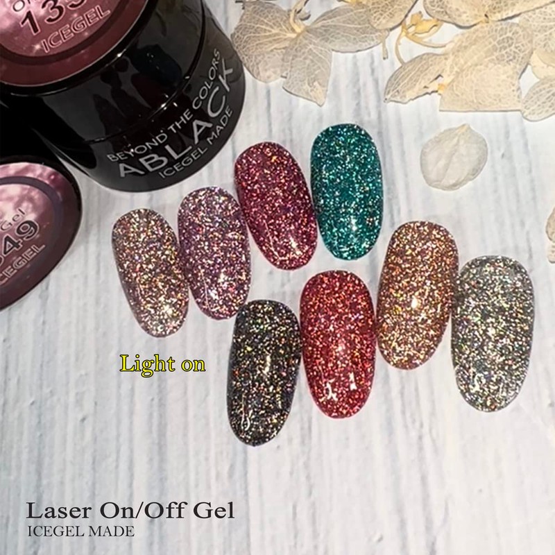 ICE GEL ABLACK Color Gel Laser On Off Gel 1355
