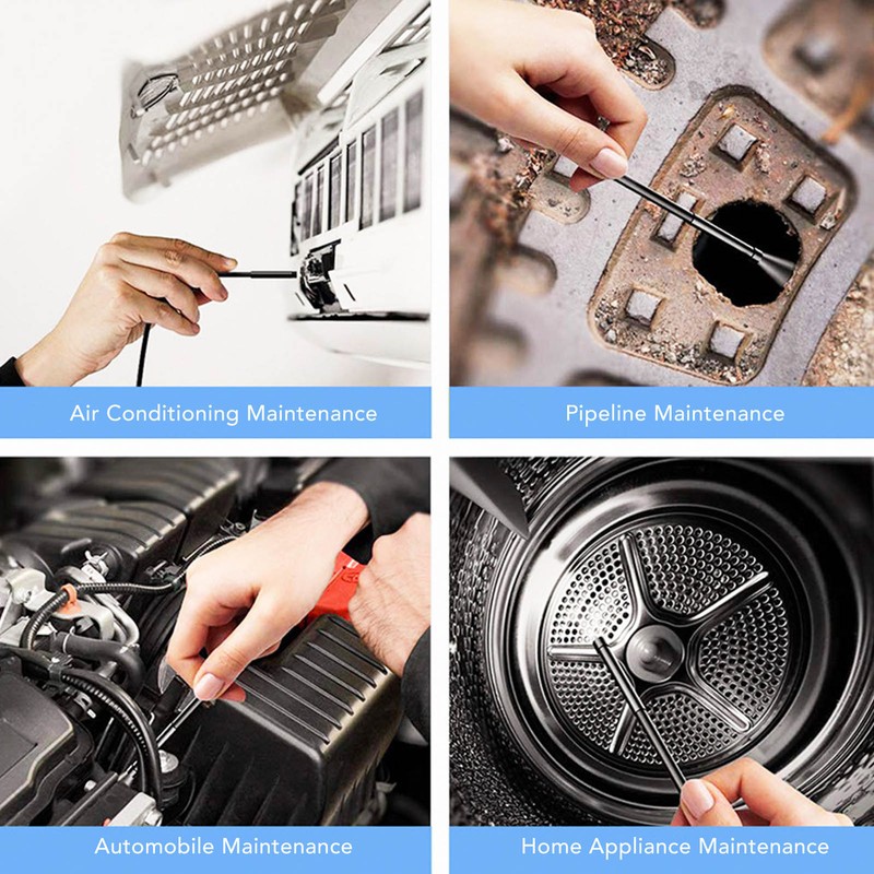 WiFi Endoscope with 6 LED Lights 1080P HD 3.9mm Lens