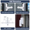 4 Pack Sash Jammers Blocker Window Locks, Strong Window Handles