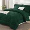 CozyLux California King Comforter Set Emerald Green - Cal King