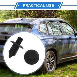 VekAuto 20 Pcs Rivet Clips, 26 x 17mm Bumper Retainer Fastener Clips Universal for Car Plastic Black