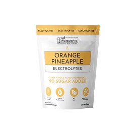 Just Ingredients Orange Pineapple Electrolytes | Natural Hydration Powder with Coconut Water & Sea Salt | No Artificial Additives