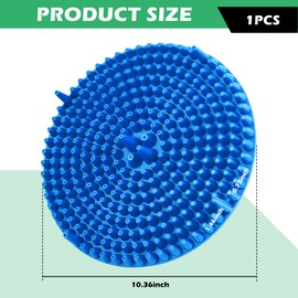 10.36" Diameter Car Wash Bucket,Essential Scratch Resistant Car Wash Filter Collects Sediment and Debris When Washing,Universal Automotive Tool Detailing Bucket for Most Cars (Blue)