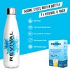Revival Rapid Rehydration Starter Pack - 500 ml Steel Water